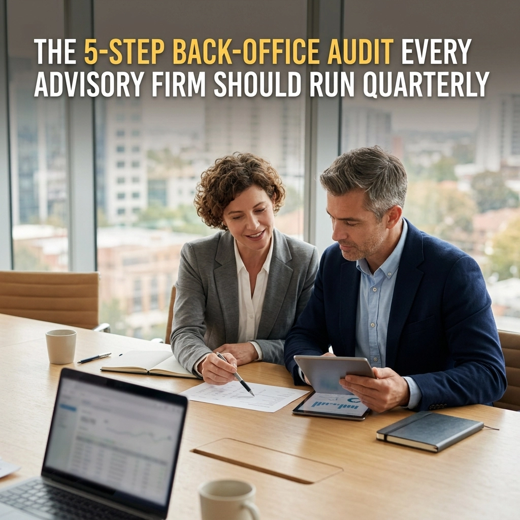 The 5-Step Back-Office Audit Every Advisory Firm Should Run Quarterly